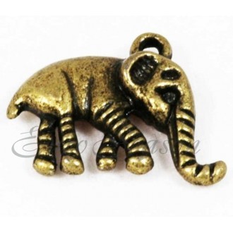 Подвеска мет.№444 20х15 мм цв.Ant.Bronze (цена за 1шт)